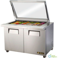 TRUE Saladette / Zubereitungstisch TSSU 48-18M-B-FGLID-HC