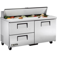 TRUE Saladette / Zubereitungstisch TSSU 60-16D-2-HC