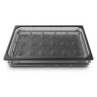 Unox Bratrost aus Edelstahl mit Fettauffangblech