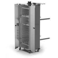 Unox Fahrbarer Schrank QUICK.Load 4+10 mit Türen