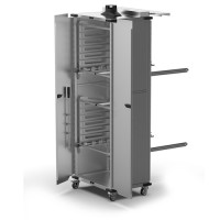 Unox Fahrbarer Schrank QUICK.Load 6+6 mit Türen