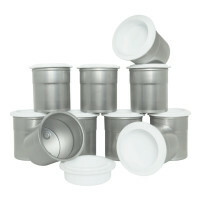 10 PacoJet Pacossierer Becher - Weiß