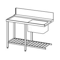Winterhalter Zulauftisch 1200 mm für PT Serie BR 711