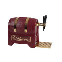 Getränkedurchlauferhitzer 2-leitig 3 kW mit Luftkompressor, Weinrot-20