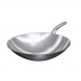 MKN Edelstahl-Wokpfanne Ø 36 cm für Elektro-Wok Induktion