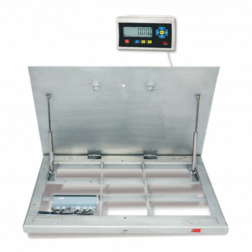 ADE Aufklappbare Bodenwaage mit Eichzulassung BW3-1250x1000 + STAN07