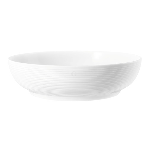 Seltmann Weiden BEAT Foodbowl 25 cm, mit Relief, weiß