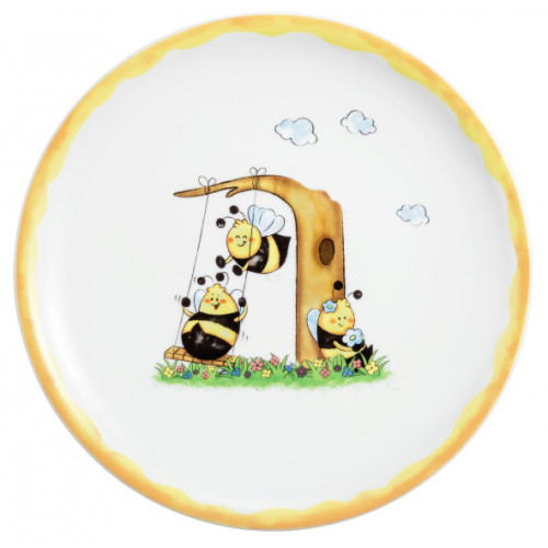 Seltmann Weiden Kindergeschirr Compact Fleißige Biene Speiseteller rund 25,5 cm