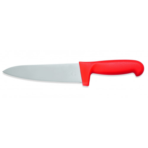 WAS Kochmesser Knife 69 HACCP 18 cm rot Edelstahl