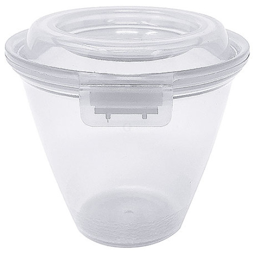 Contacto Eco-Takeouts Behälter, Klappdeckel, 365 ml, weiß 