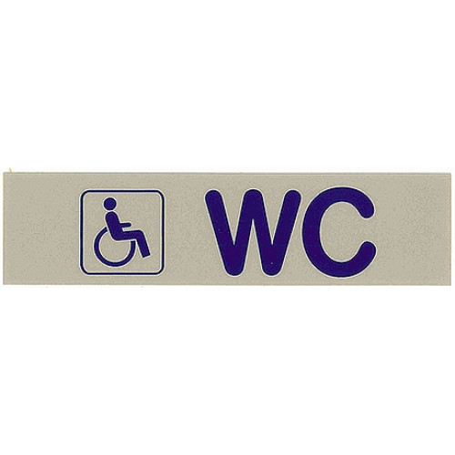 Contacto Schild, Behinderten WC