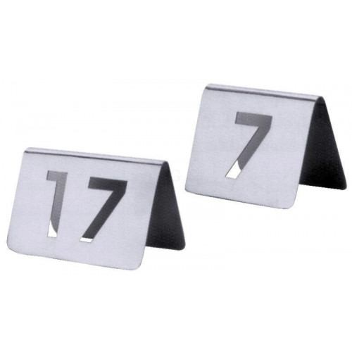 Contacto Tischnummernschild mit Nummern von 1 bis 12