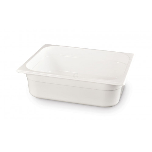 Hendi Gastronorm Behälter 1/2, GN 1/2, 4L, Weiß, 325x265x(H)65mm