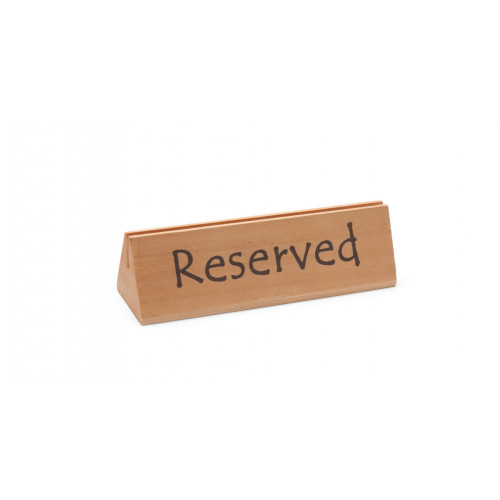 Hendi Tischschild Reserviert, "reserved", 152x44x(H)44mm
