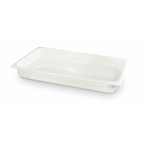 Hendi Gastronorm Behälter 1/1, GN 1/1, 9 L, Weiß, 530 x 325 x (H) 65 mm