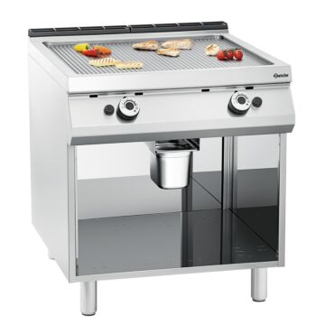 Bartscher Gas-Griddleplatte, gerillt, OU