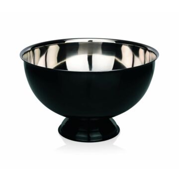 WAS Champagnerkühler Ø 38 cm schwarz lackiert Chromnickelstahl