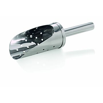 WAS Eisschaufel 18 cm Perforierung Ø 3 mm Chromnickelstahl