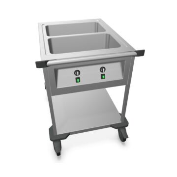 B.PRO Speisenausgabewagen SAW 2 Beheizt Offen