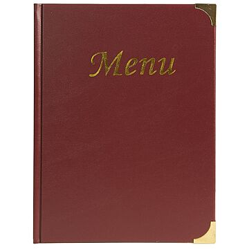 Contacto Speisekarte, 235 mm, bordeaux