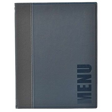 Contacto Speisekartenmappe A4, blau