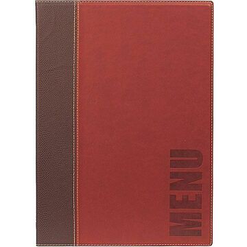 Contacto Speisekartenmappe A4, rot