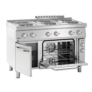 Bartscher Elektroherd 700 B1200 6Pl EBO - runde Herdplatten