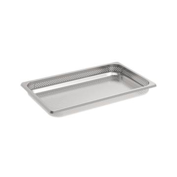 Rieber GastroNorm-Behälter GN 1/1 - 55 mm gelocht mit Stapelklappgriff