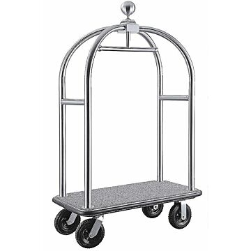 Contacto Hotel Gepäckwagen, Edelstahlausführung