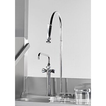 Winterhalter Schlauchpendelbrause mit Einlochmischbatterie