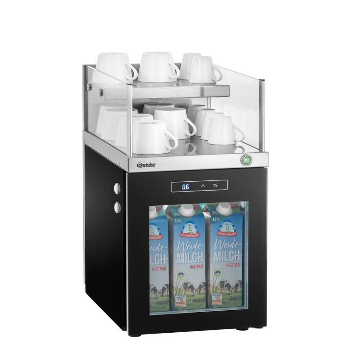 Bartscher Milchkühlschrank-Tassenwärmer-Kombi 