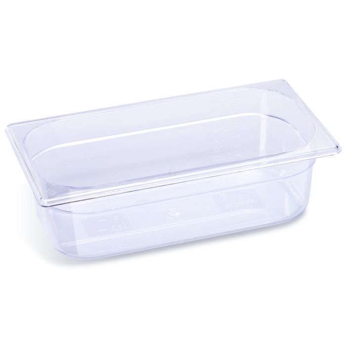 B.PRO Gastronorm-Behälter 2,5 Liter Polycarbonat GN 1/3-65 mm