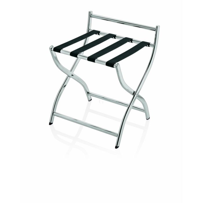 WAS Gepäckablage mit Wandschutz 50 x 48 x 54 cm silberfarben Chromnickelstahl