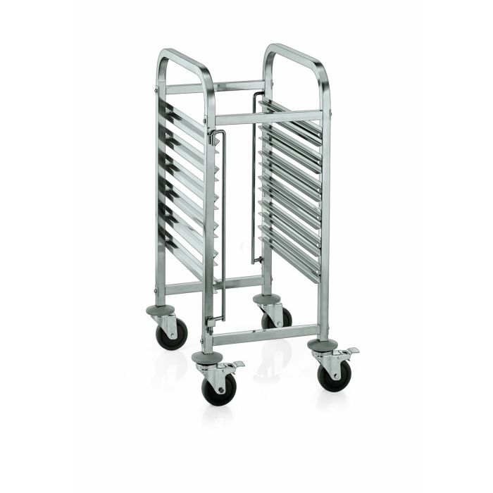 WAS GN Regalwagen 1/1 für 6 Behälter/12 Tabletts Chromnickelstahl