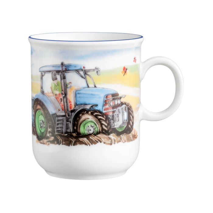 Seltmann Weiden Kindergeschirr Compact Mein Traktor Becher mit Henkel 0,25l