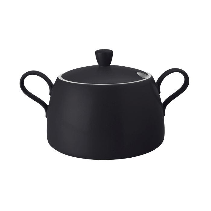 Seltmann Weiden COUP Fine Dining Fashion Schüssel mit Deckel 3,00 Liter, schwarz