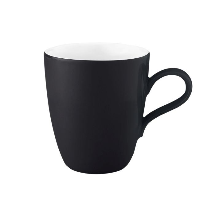 Seltmann Weiden COUP Fine Dining Fashion Becher mit Henkel 0,38 Liter M5389, schwarz