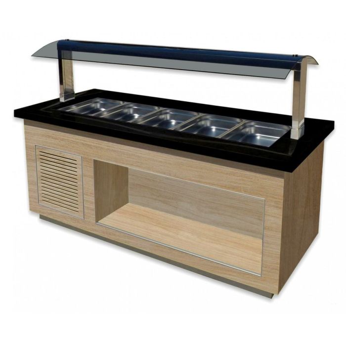 SARO Heißes Buffet für 5x 1/1 GN, Modell Premium Line 