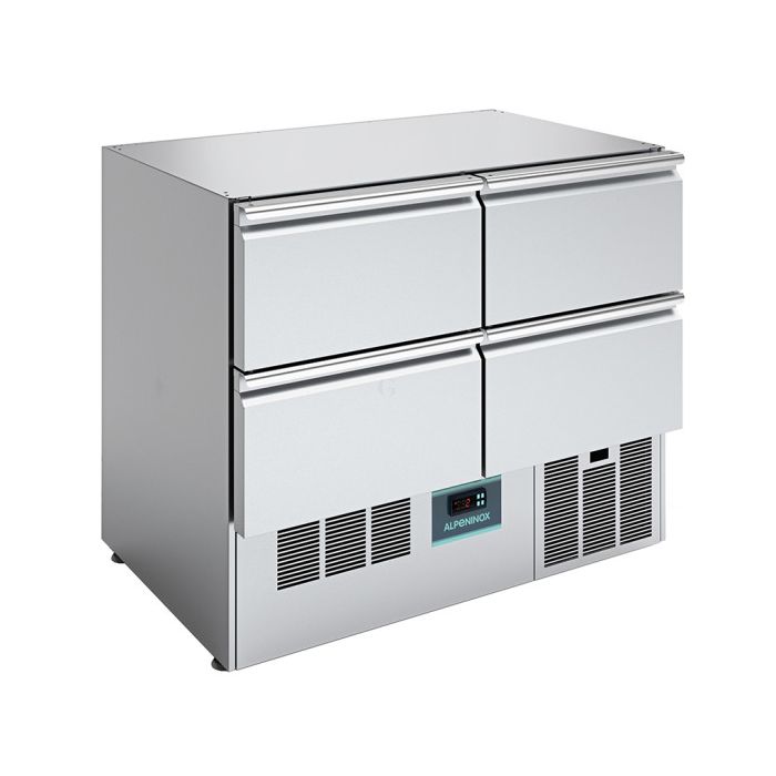 NordCap ALPENINOX Kühltisch KKSSM 102