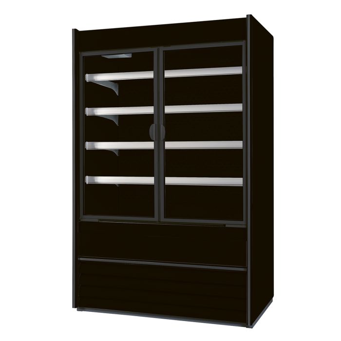 NordCap Wandkühlregal ALASKA 180 SLIM ENERGY DR BLACK