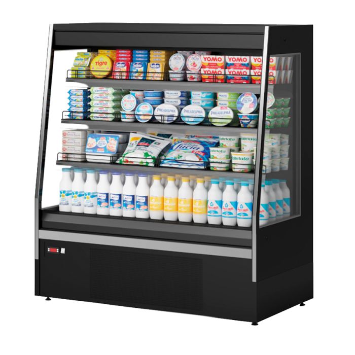 NordCap Wandkühlregal ONYX  SV 700-1475 937 M2