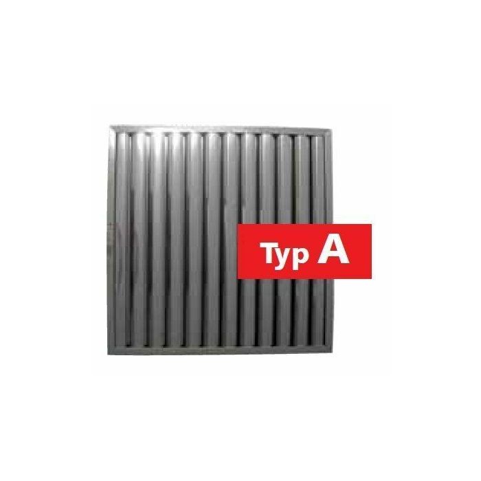 Dunstabzugshaube Edelstahl Flammschutzfilter Umbausatz für höheren Luftdurchlass 500x400x40 mm