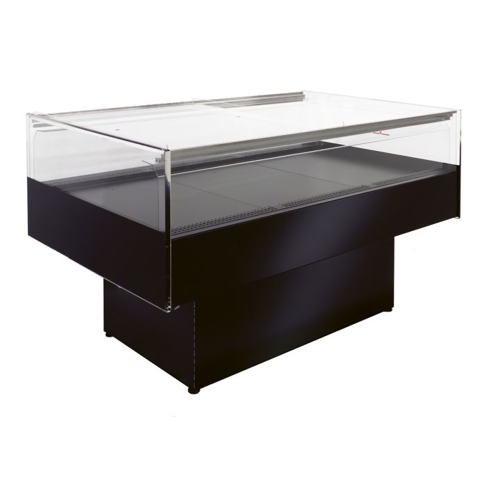 NordCap Cool-Line Impuls-Kühlinsel FLATEY 1500 mit Plexi-Schiebescheiben