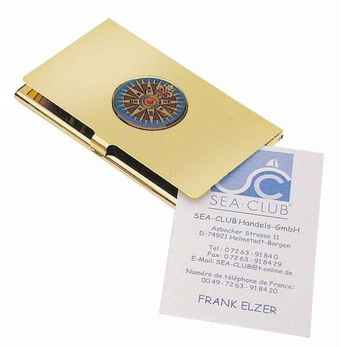 SeaClub Visitenkartenbox mit Kompassrose