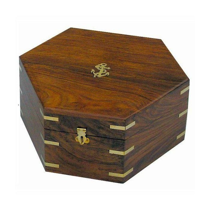 Sea Club Holzbox für Sextant 25 x 22 x 11 cm