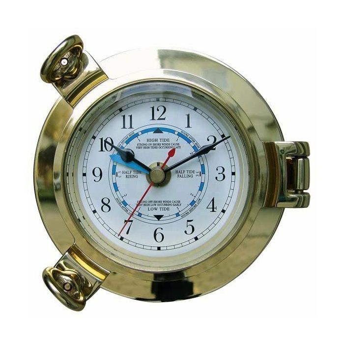 Sea Club Tidenuhr im Bullauge 14 cm