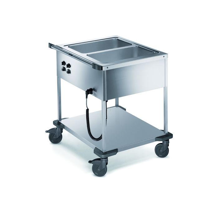 B.PRO Speisenausgabewagen SAW-L 2 Beheizt Offen für Anfahrwand