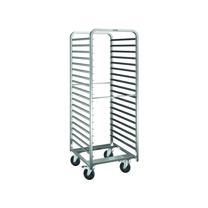 B.PRO Regalwagen RWRE 161, Rollen stahlverzinkt