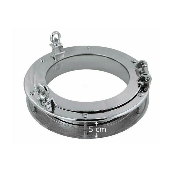 SeaClub Türeinbau-Bullauge 30/20 cm vernickelt