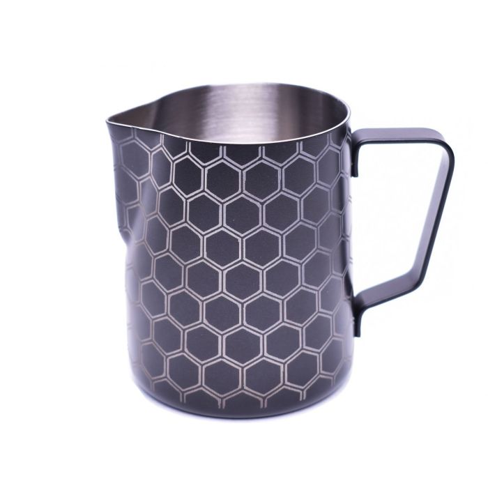 Coffway Milchkännchen mit Pulverbeschichtung 350 ml, Honeycomb